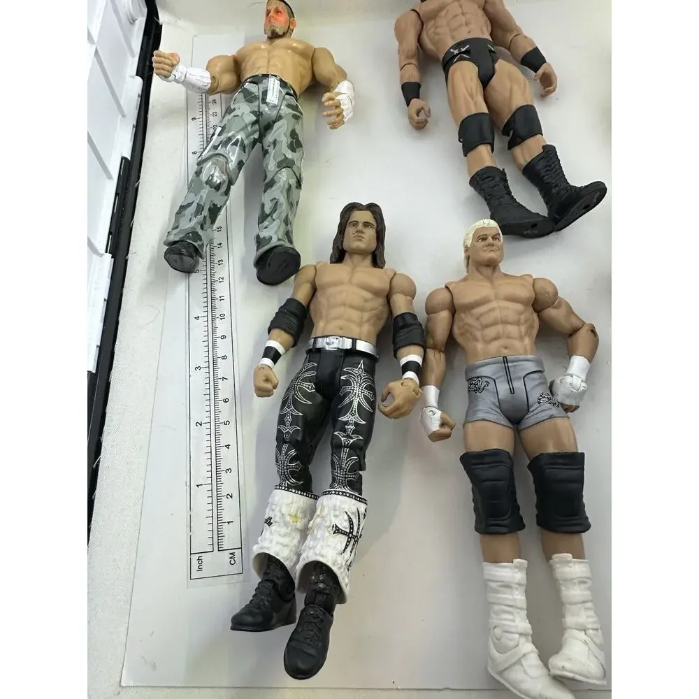 6 WWE WWF Wrestling Action Figures Pacific Matt Hardy Drew John Morrison Dolph